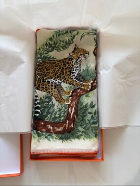 Brand new Hermes equater giant triangle shawl cashmere